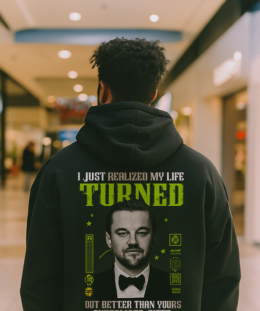 Vintage Wash Frayed Fleece Hoodie